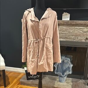 Love Tree Women's Pink Hooded Jacket